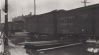 Flood debris on the tracks, 1914